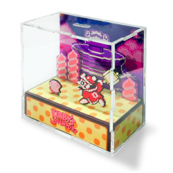 Diorama en Cubo de Acrílico :: Kirby's Adventure (NES)