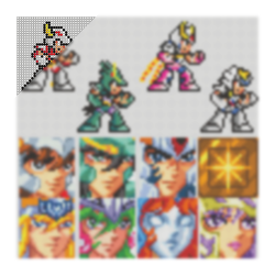 14 Sprites :: Caballeros del Zodiaco (Saint Seiya)